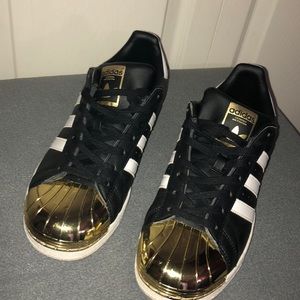 Gold Metal Toe Adidas SuperStar